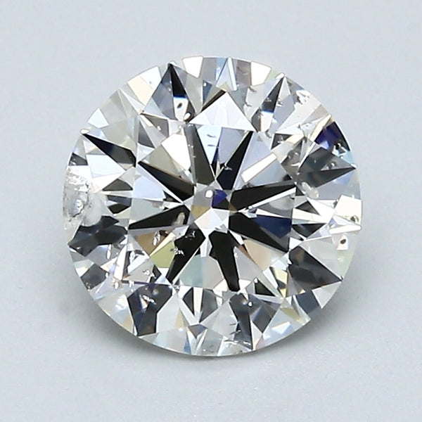 1.51 Carat Round Brilliant Natural Mined Diamond J Color I1 Clarity With GIA Certificate, natural diamonds, precious stones, engagement diamonds