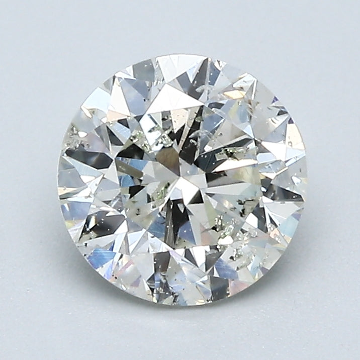 1.31 Carat Round Brilliant Natural Mined Diamond J Color I2 Clarity With GIA Certificate, natural diamonds, precious stones, engagement diamonds