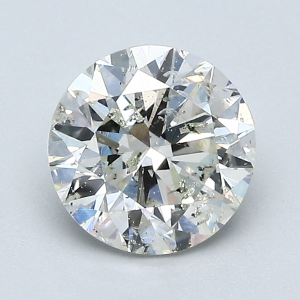 1.31 Carat Round Brilliant Natural Mined Diamond J Color I2 Clarity With GIA Certificate, natural diamonds, precious stones, engagement diamonds