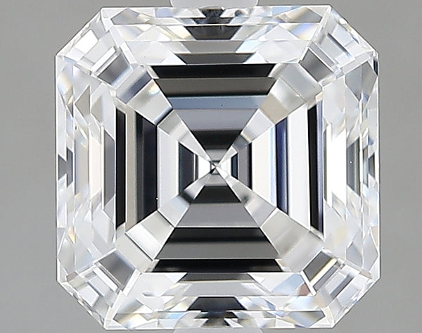 Lab-Grown 2.05 Carat Asscher Cut Diamond color E Clarity VS1, precious stones, engagement diamonds