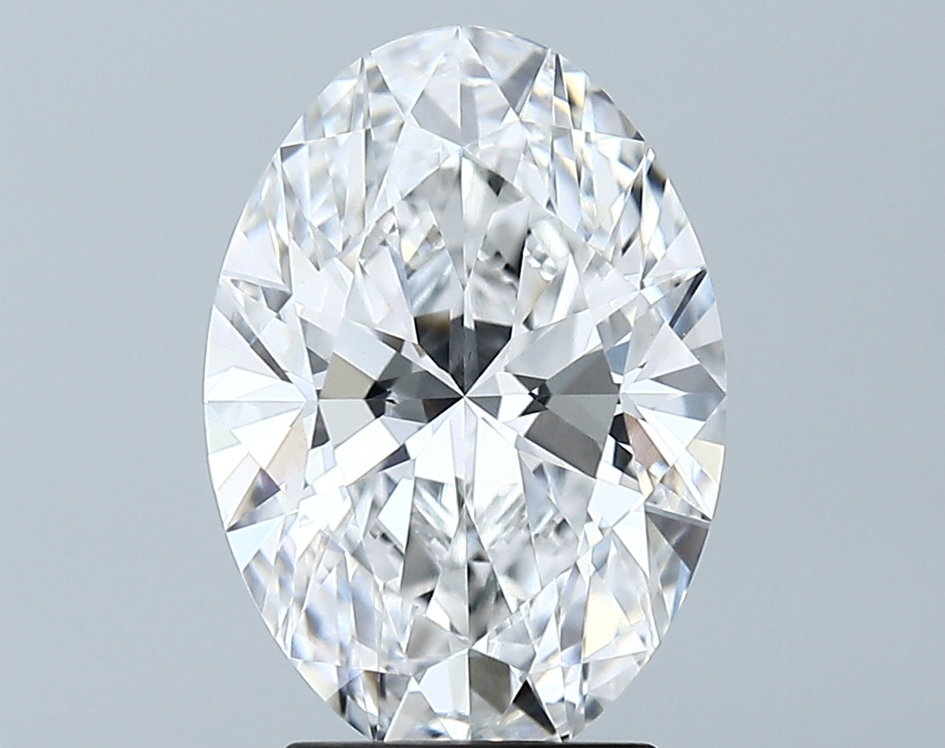 Lab-Grown 3.01 Carat Oval Shape Diamond color E Clarity VVS2 With GIA Certificate, precious stones, engagement diamonds