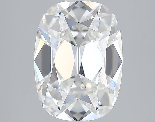 Lab-Grown 2.74 Carat Antique Cushion Cut Diamond color E Clarity VVS2, precious stones, engagement diamonds