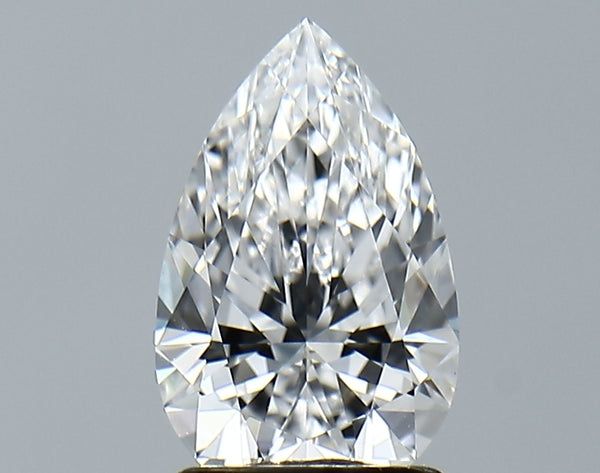 Lab-Grown 1.59 Carat Pear Shape Diamond color E Clarity VVS2 With GIA Certificate, precious stones, engagement diamonds