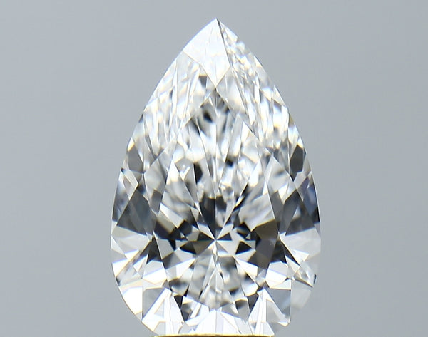 Lab-Grown 3.66 Carat Pear Shape Diamond color E Clarity VS1 With GIA Certificate, precious stones, engagement diamonds