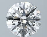 Lab-Grown 5.04 Carat Round Brilliant Diamond color H Clarity SI1 With GIA Certificate, precious stones, engagement diamonds