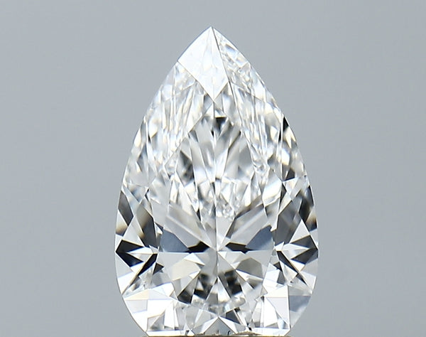 Lab-Grown 2.02 Carat Pear Shape Diamond color E Clarity VVS1 With GIA Certificate, precious stones, engagement diamonds
