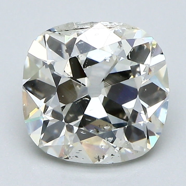 1.96 Carat Old Miner Cut Diamond color K Clarity I1, natural diamonds, precious stones, engagement diamonds