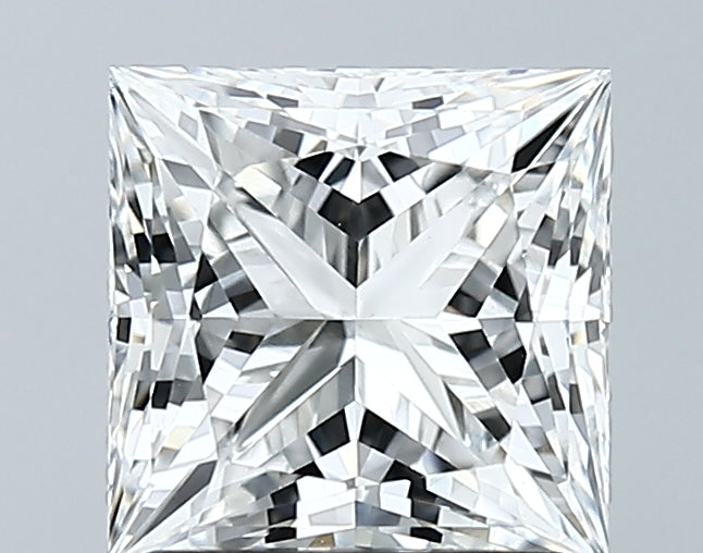 Lab-Grown 1.80 Carat Princess Cut Diamond color F Clarity VS1 With GIA Certificate, precious stones, engagement diamonds