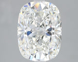 Lab-Grown 2.21 Carat Cushion Modified Brilliant Cut Diamond color F Clarity VVS1, precious stones, engagement diamonds