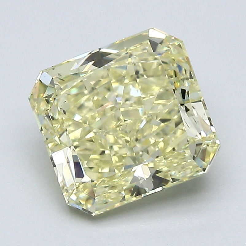 2.77 Carat Radiant Cut Natural Mined Diamond Fancy  Yellow Color SI2 Clarity With GIA Certificate, natural diamonds, precious stones, engagement diamonds