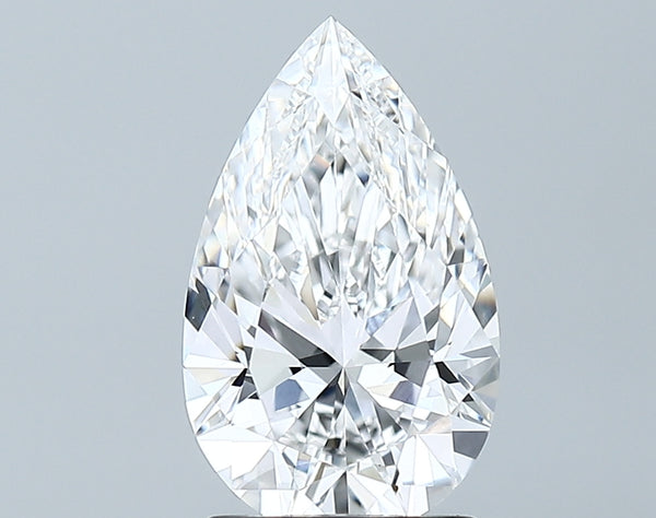 Lab-Grown 1.89 Carat Pear Shape Diamond color D Clarity VS1 With GIA Certificate, precious stones, engagement diamonds