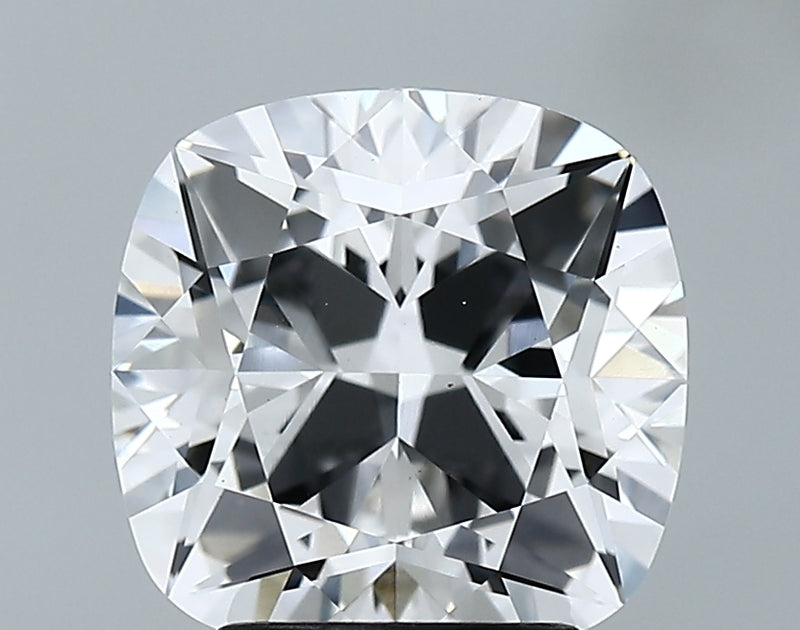 Lab-Grown 3.27 Carat Square Cushion Cut Diamond color E Clarity VS1 With GIA Certificate, precious stones, engagement diamonds