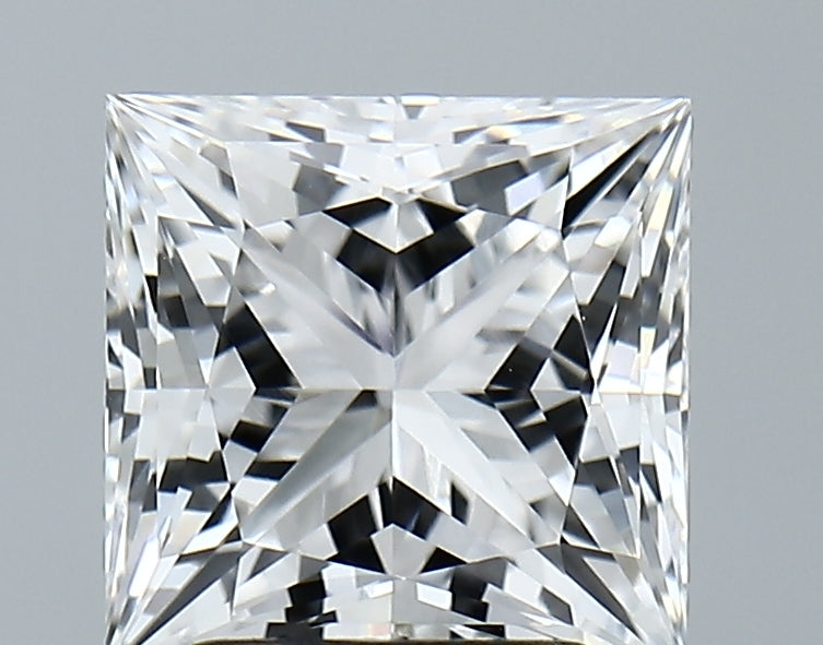 Lab-Grown 3.12 Carat Princess Cut Diamond color D Clarity VVS2 With GIA Certificate, precious stones, engagement diamonds