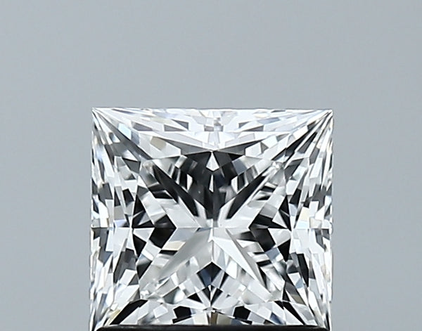 Lab-Grown 1.22 Carat Princess Cut Diamond color E Clarity VVS2 With GIA Certificate, precious stones, engagement diamonds