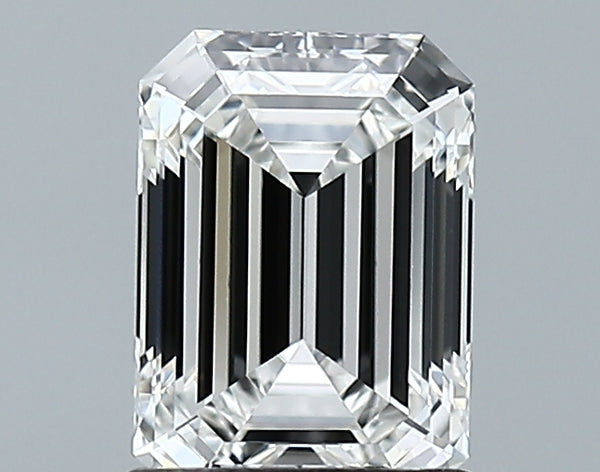 Lab-Grown 1.36 Carat Emerald Cut Diamond color F Clarity VVS1 With GIA Certificate, precious stones, engagement diamonds