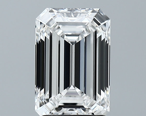 Lab-Grown 2.51 Carat Emerald Cut Diamond color E Clarity VVS2 With GIA Certificate, precious stones, engagement diamonds