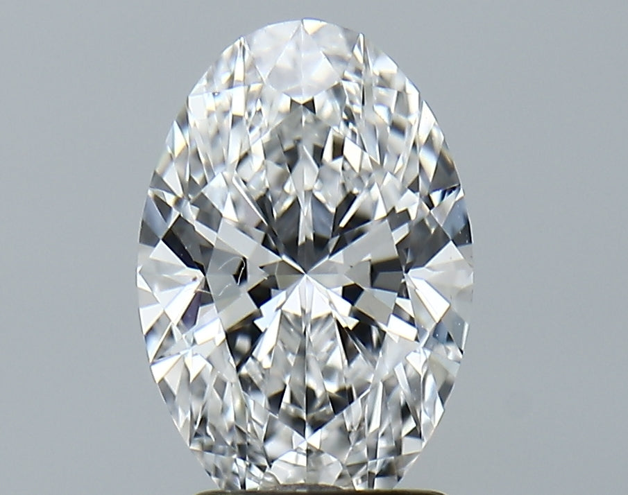 Lab-Grown 2.18 Carat Oval Shape Diamond color E Clarity VVS2 With GIA Certificate, precious stones, engagement diamonds