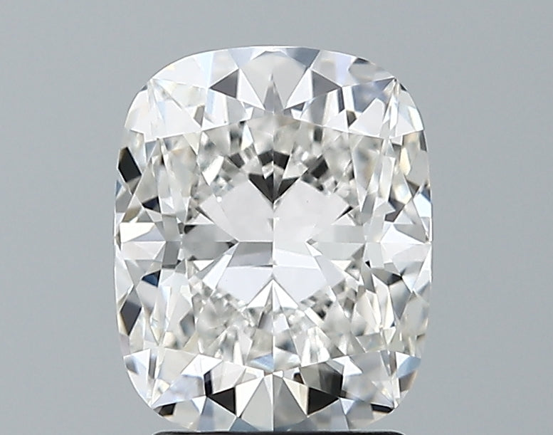 Lab-Grown 2.01 Carat Cushion Modified Brilliant Cut Diamond color H Clarity VVS2 With GIA Certificate, precious stones, engagement diamonds