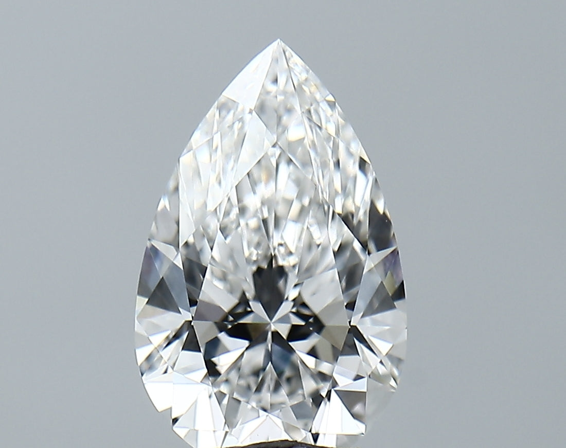 Lab-Grown 2.80 Carat Pear Shape Diamond color E Clarity VVS2, precious stones, engagement diamonds