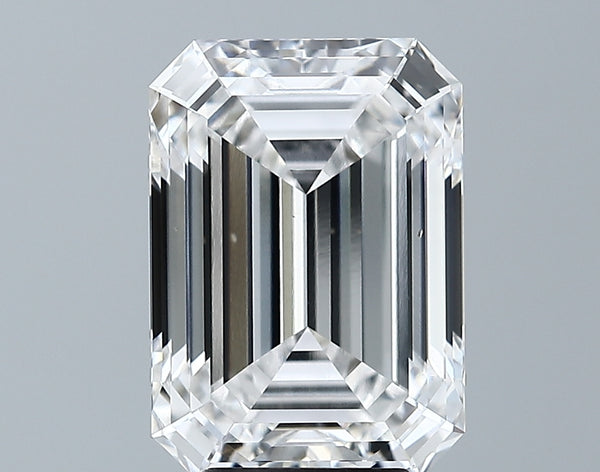 Lab-Grown 5.02 Carat Emerald Cut Diamond color E Clarity VS1 With GIA Certificate, precious stones, engagement diamonds