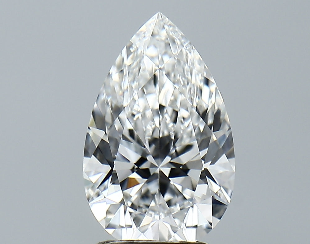 Lab-Grown 2.19 Carat Pear Shape Diamond color E Clarity VVS2, precious stones, engagement diamonds