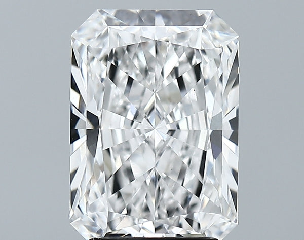 Lab-Grown 3.12 Carat Radiant Cut Diamond color D Clarity VVS2 With GIA Certificate, precious stones, engagement diamonds