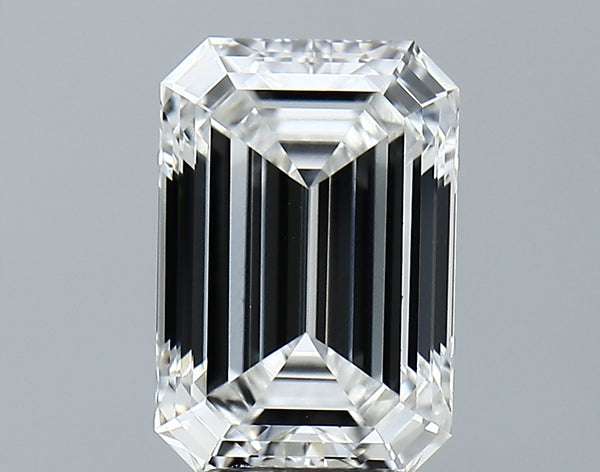 Lab-Grown 3.18 Carat Emerald Cut Diamond color E Clarity VVS1, precious stones, engagement diamonds