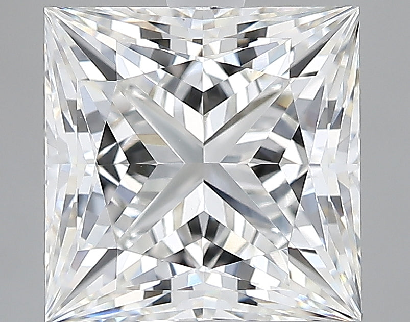 Lab-Grown 3.03 Carat Princess Cut Diamond color E Clarity VVS2, precious stones, engagement diamonds
