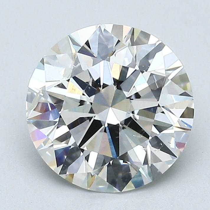 2.26 Carat Round Brilliant Natural Mined Diamond I Color SI2 Clarity With GIA Certificate, natural diamonds, precious stones, engagement diamonds
