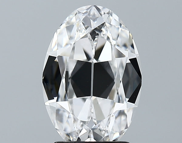 Lab-Grown 2.73 Carat Antique Oval Shape Diamond color E Clarity VS1 With GIA Certificate, precious stones, engagement diamonds