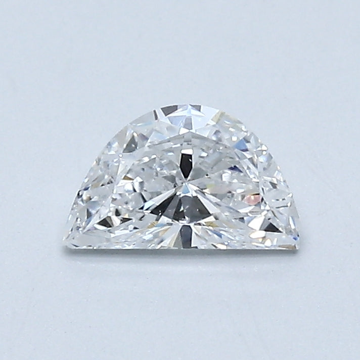 0.46 Ct Half Moon Shape Diamond GIA Certified D-SI1 Natural , natural diamonds, precious stones, engagement diamonds