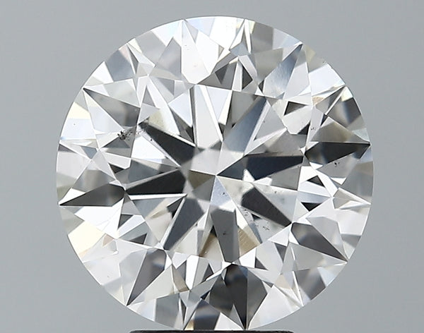 Lab-Grown 4.36 Carat Round Brilliant Diamond color F Clarity SI1 With GIA Certificate, precious stones, engagement diamonds