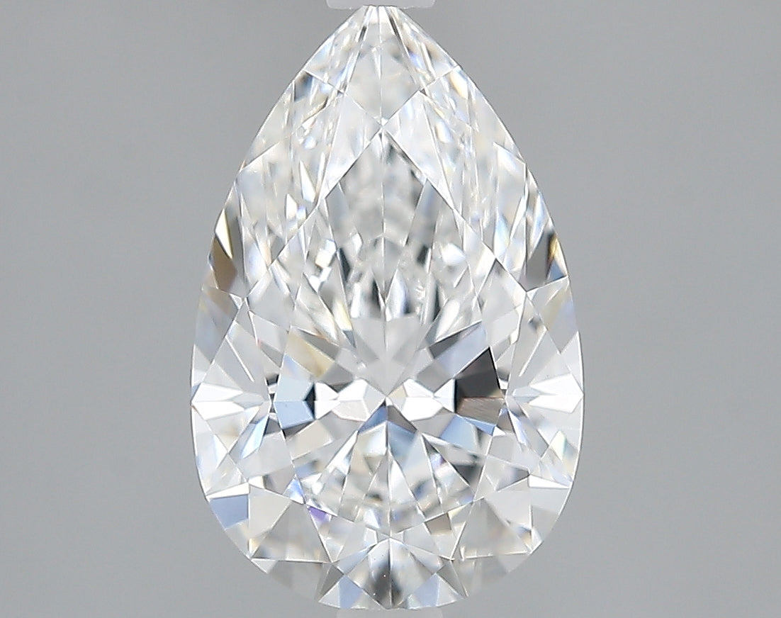 Lab-Grown 2.07 Carat Pear Shape Diamond color E Clarity VVS1, precious stones, engagement diamonds