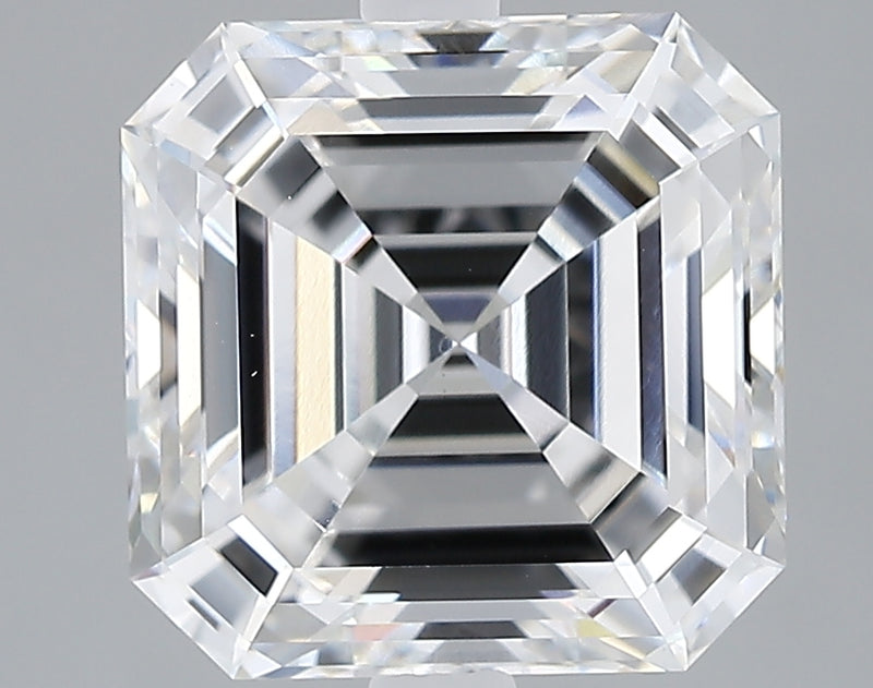 Lab-Grown 3.50 Carat Asscher Cut Diamond color F Clarity VVS2 With GIA Certificate, precious stones, engagement diamonds