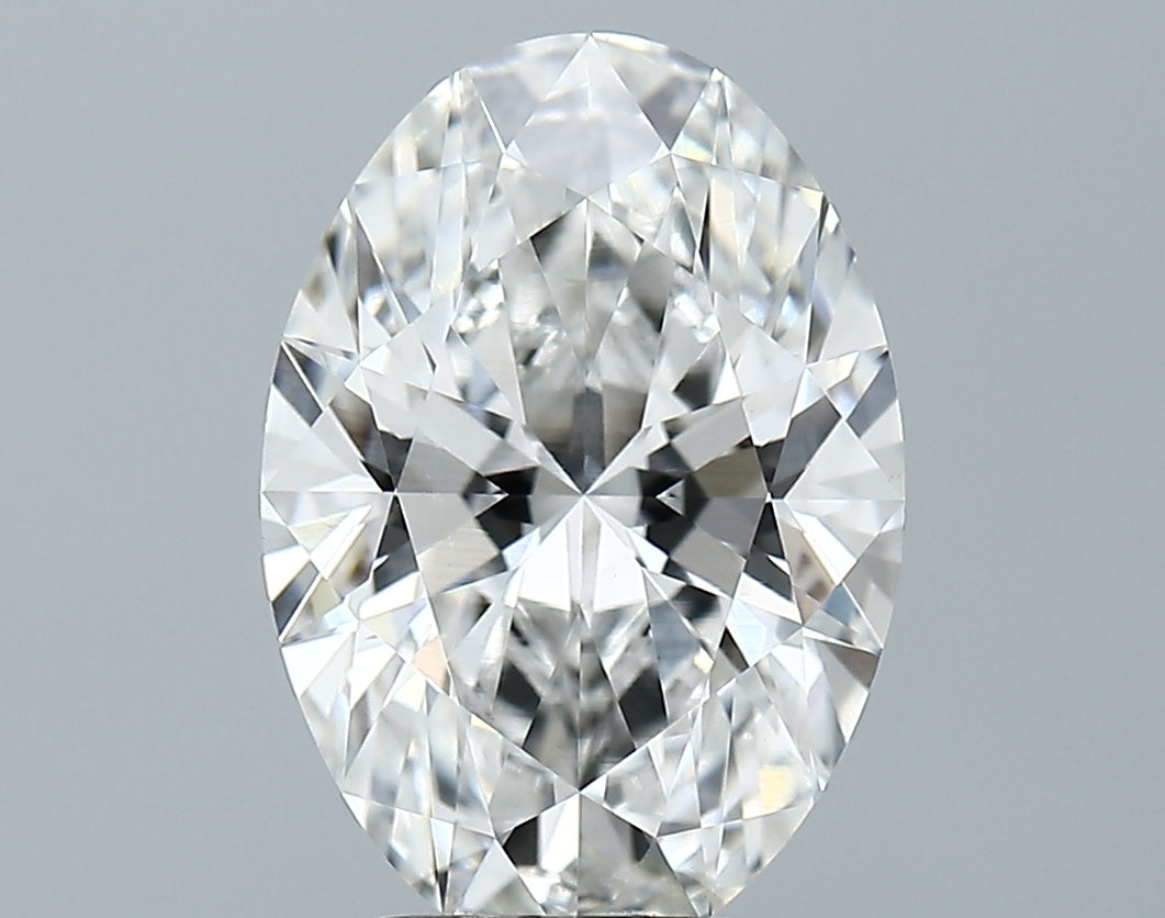Lab-Grown 3.73 Carat Oval Shape Diamond color E Clarity VVS2, precious stones, engagement diamonds