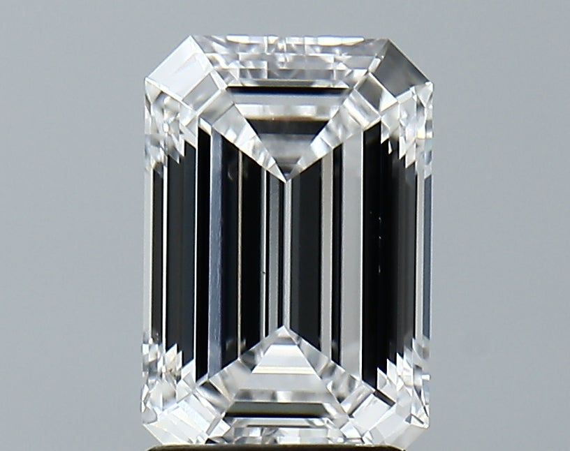 Lab-Grown 2.04 Carat Emerald Cut Diamond color D Clarity VS1 With GIA Certificate, precious stones, engagement diamonds
