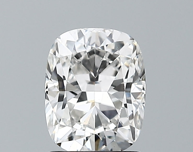 Lab-Grown 1.32 Carat Cushion Modified Brilliant Cut Diamond color G Clarity VS2 With GIA Certificate, precious stones, engagement diamonds