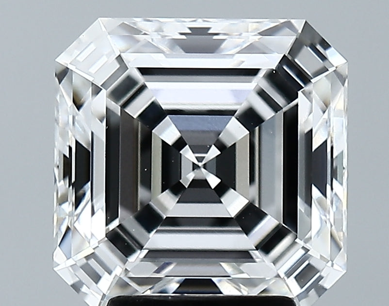 Lab-Grown 4.00 Carat Asscher Cut Diamond color E Clarity VVS2 With GIA Certificate, precious stones, engagement diamonds