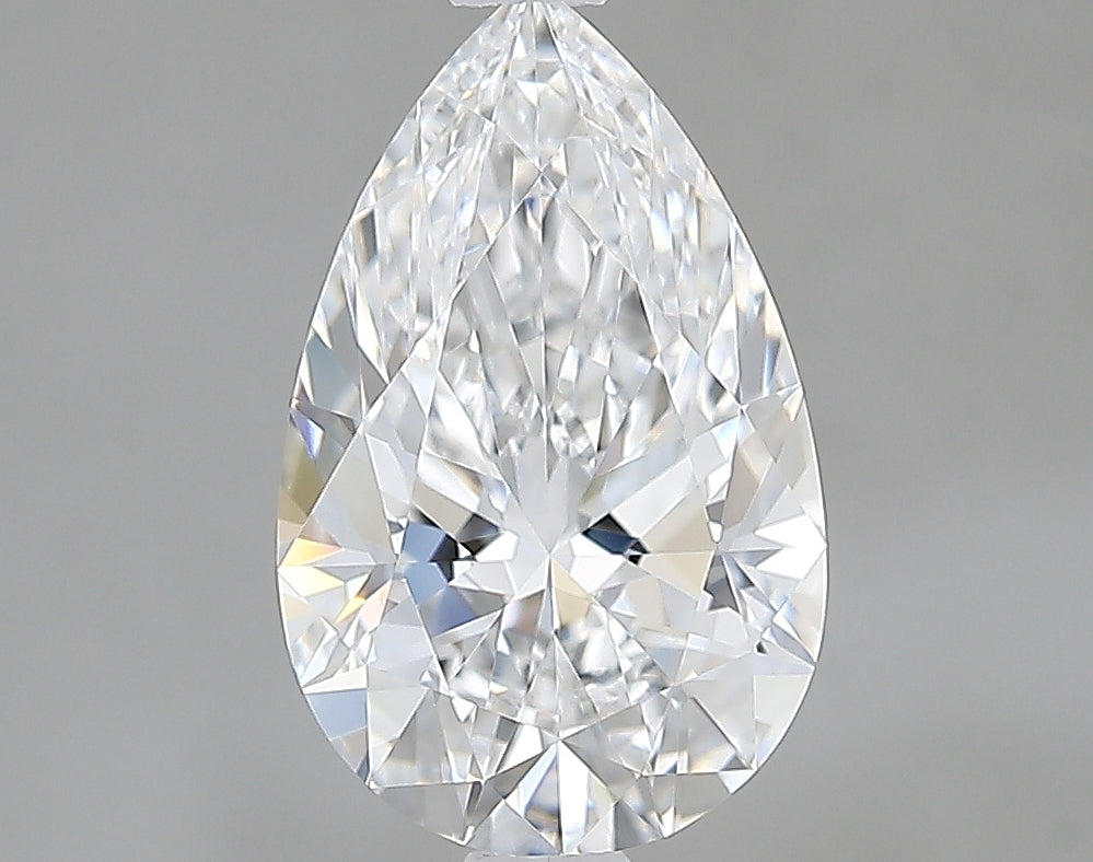 Lab-Grown 1.52 Carat Pear Shape Diamond color E Clarity VVS2 With GIA Certificate, precious stones, engagement diamonds