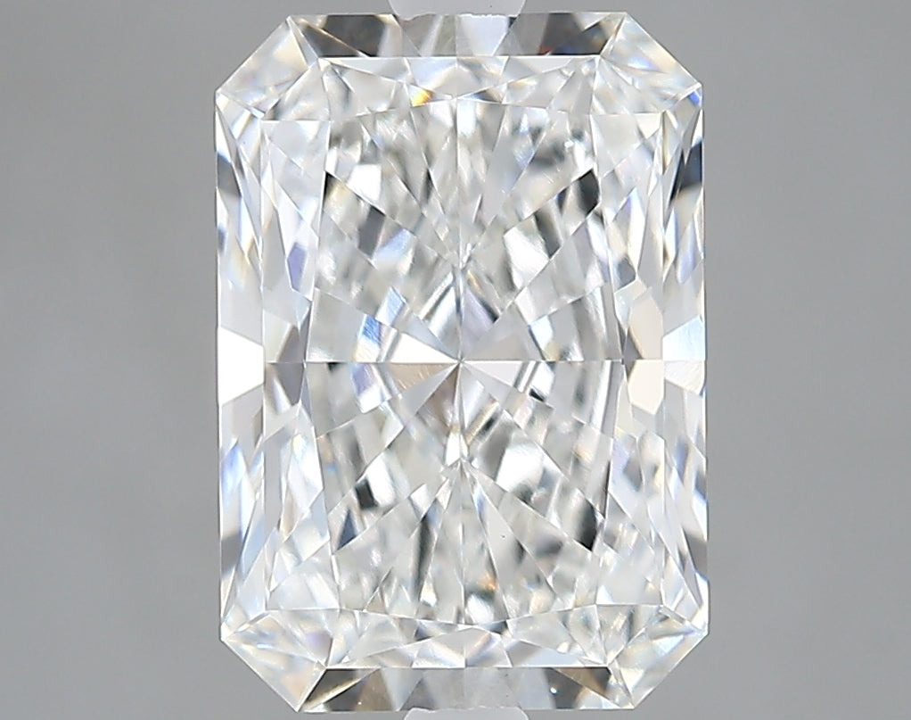 Lab-Grown 3.09 Carat Radiant Cut Diamond color F Clarity VVS2, precious stones, engagement diamonds