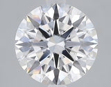 Lab-Grown 3.21 Carat Round Brilliant Diamond color E Clarity VS2 With GIA Certificate, precious stones, engagement diamonds