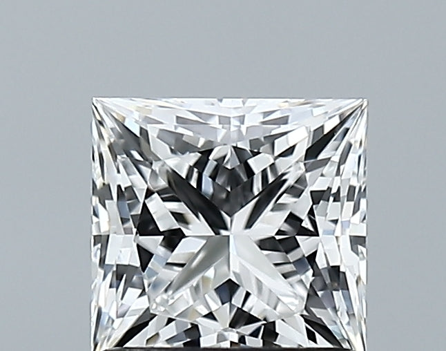 Lab-Grown 1.32 Carat Princess Cut Diamond color E Clarity VS1 With GIA Certificate, precious stones, engagement diamonds