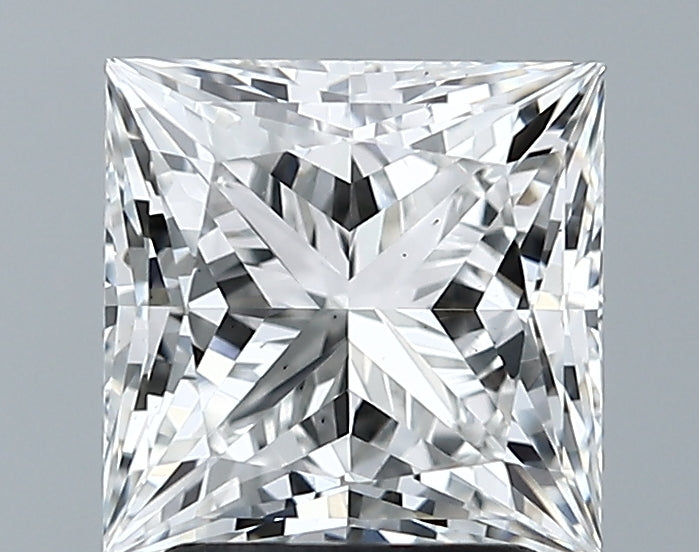 Lab-Grown 2.67 Carat Princess Cut Diamond color F Clarity VS1 With GIA Certificate, precious stones, engagement diamonds