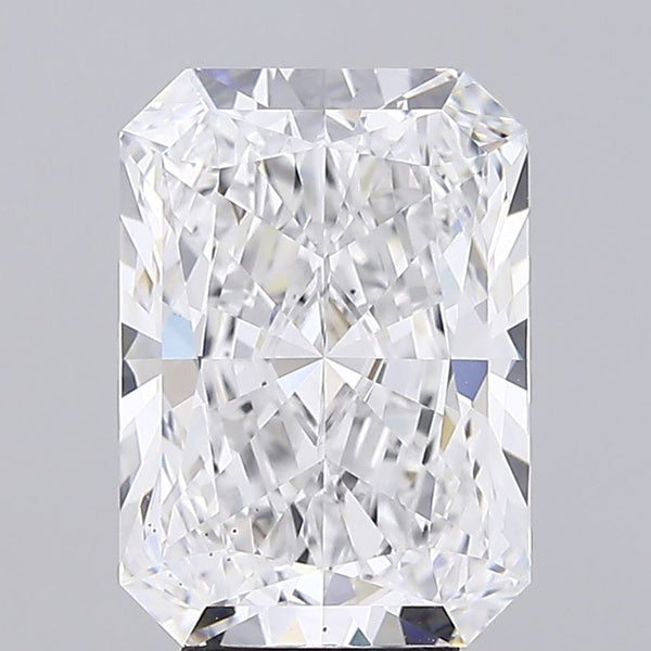 Lab-Grown 5.36 Carat Radiant Cut Diamond color E Clarity VS2 With GIA Certificate, precious stones, engagement diamonds