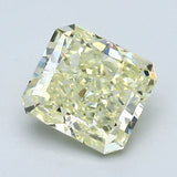 1.30 Carat Radiant Cut Diamond color Fancy Light  Yellow Clarity VS1, natural diamonds, precious stones, engagement diamonds