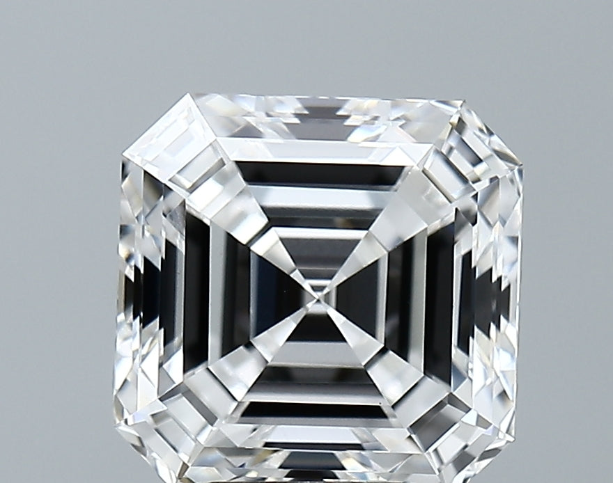 Lab-Grown 3.61 Carat Asscher Cut Diamond color E Clarity VS1 With GIA Certificate, precious stones, engagement diamonds
