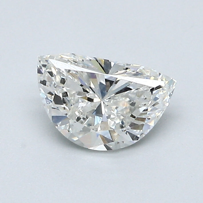 0.72 Carat Half Moon Shape Natural Mined Diamond H Color VS1 Clarity With GIA Certificate, natural diamonds, precious stones, engagement diamonds