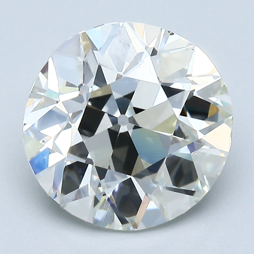 3.51 Carat Old European Cut Estate Natural Mined Diamond J Color VS2 Clarity With GIA Certificate, natural diamonds, precious stones, engagement diamonds