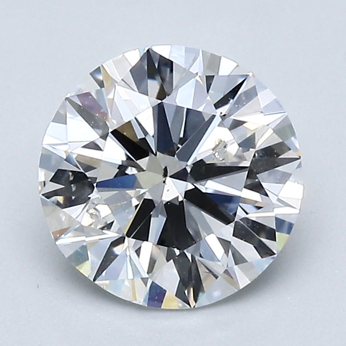 1.65 Carat Round Brilliant Diamond color D Clarity I1, natural diamonds, precious stones, engagement diamonds