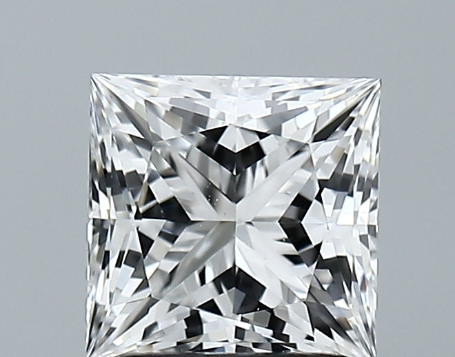 Lab-Grown 1.52 Carat Princess Cut Diamond color E Clarity VVS1, precious stones, engagement diamonds